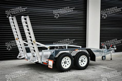 2 tonne skid steer trailers|deluxe skid steer trailers.